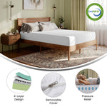 Green Tea Cooling Gel 4-Layer Memory Foam Mattress 25.4cm