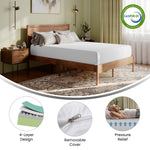 Green Tea Cooling Gel 4-Layer Memory Foam Mattress 25.4cm