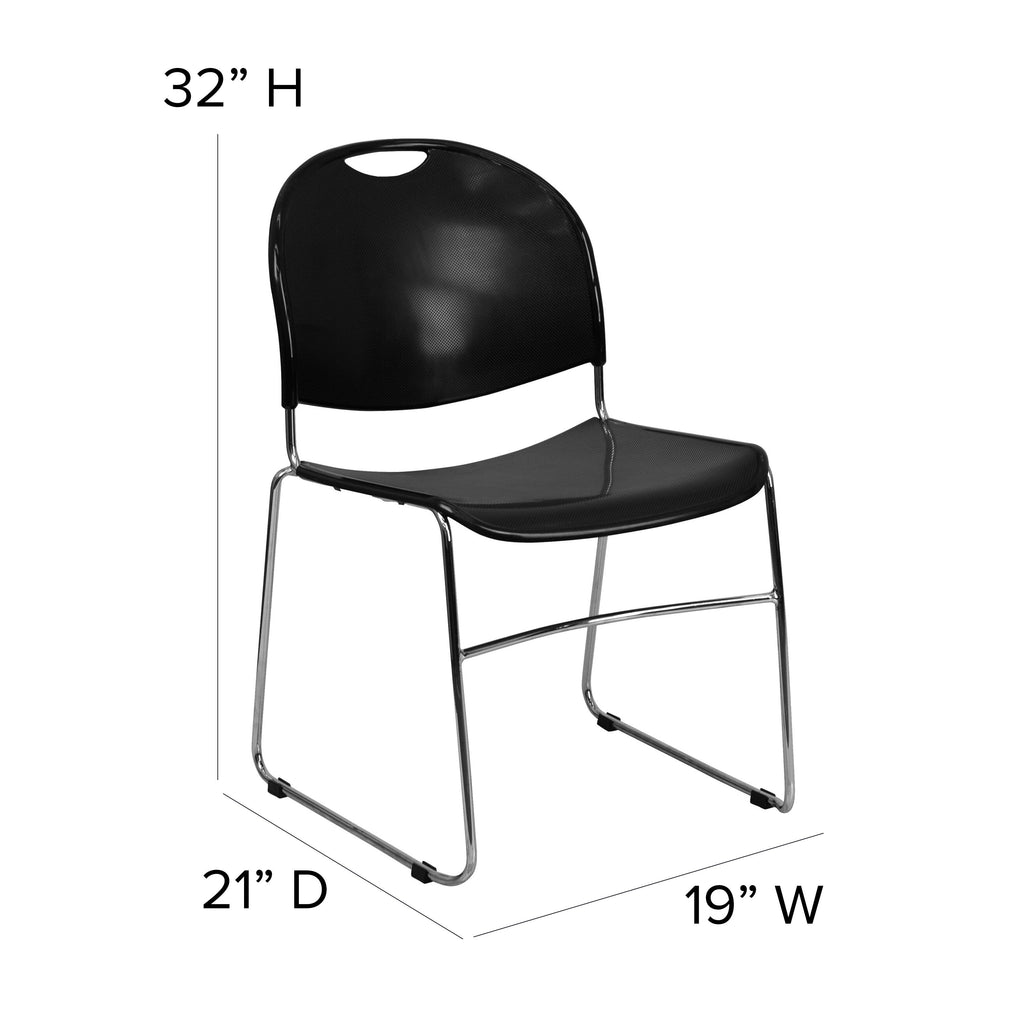 FLASH HERCULES Series Ultra-Compact Stack Chair 400 kg Capacity
