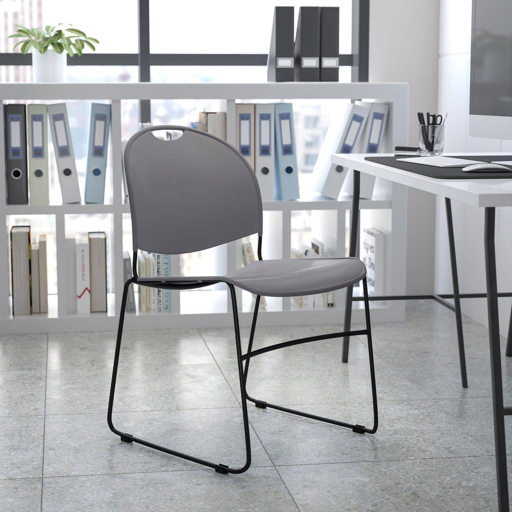 FLASH HERCULES Series Ultra-Compact Stack Chair 400 kg Capacity