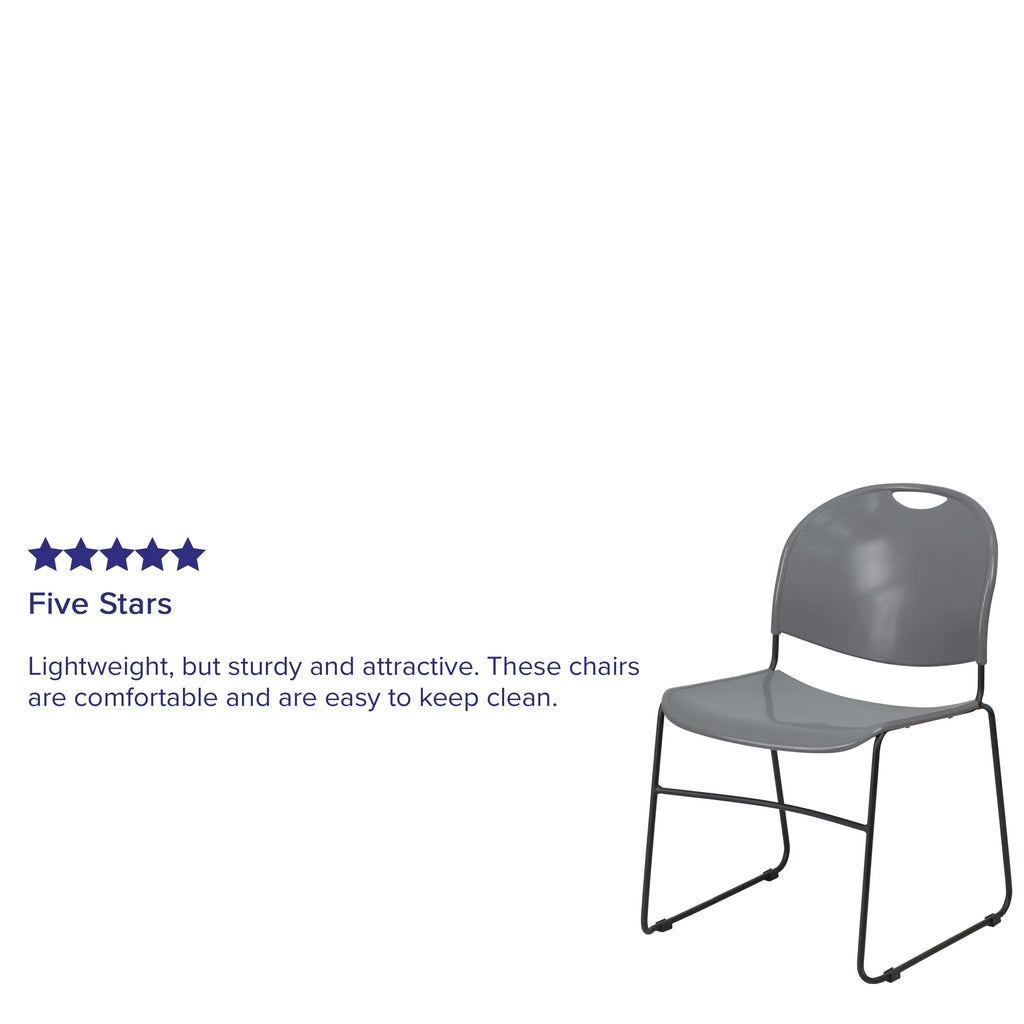 FLASH HERCULES Series Ultra-Compact Stack Chair 400 kg Capacity