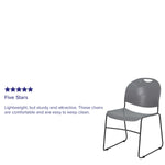 FLASH HERCULES Series Ultra-Compact Stack Chair 400 kg Capacity