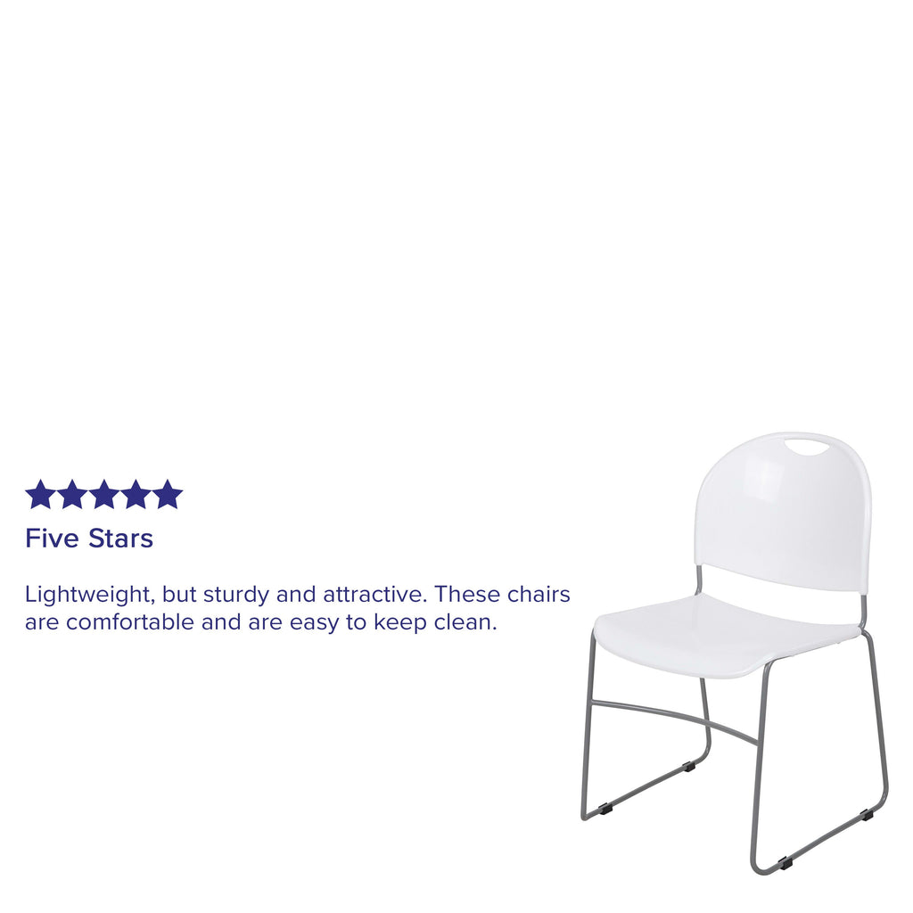 FLASH HERCULES Series Ultra-Compact Stack Chair 400 kg Capacity
