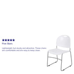 FLASH HERCULES Series Ultra-Compact Stack Chair 400 kg Capacity