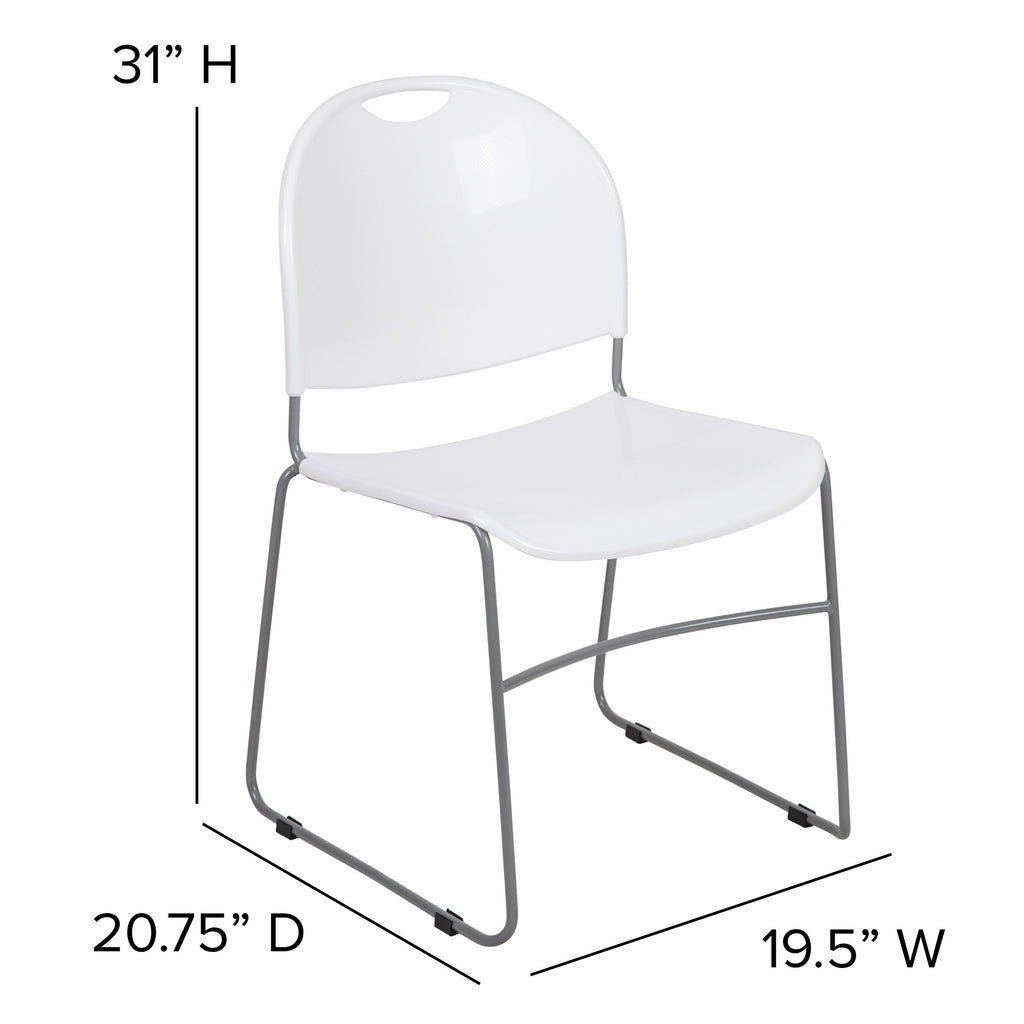 FLASH HERCULES Series Ultra-Compact Stack Chair 400 kg Capacity