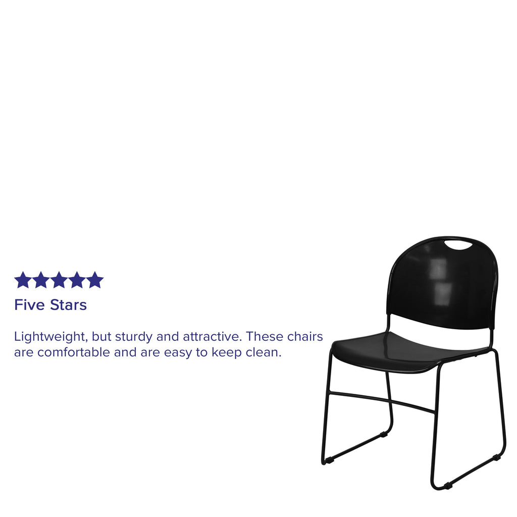 FLASH HERCULES Series Ultra-Compact Stack Chair 400 kg Capacity