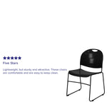 FLASH HERCULES Series Ultra-Compact Stack Chair 400 kg Capacity