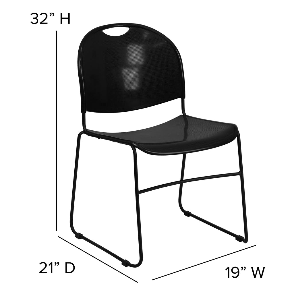 FLASH HERCULES Series Ultra-Compact Stack Chair 400 kg Capacity