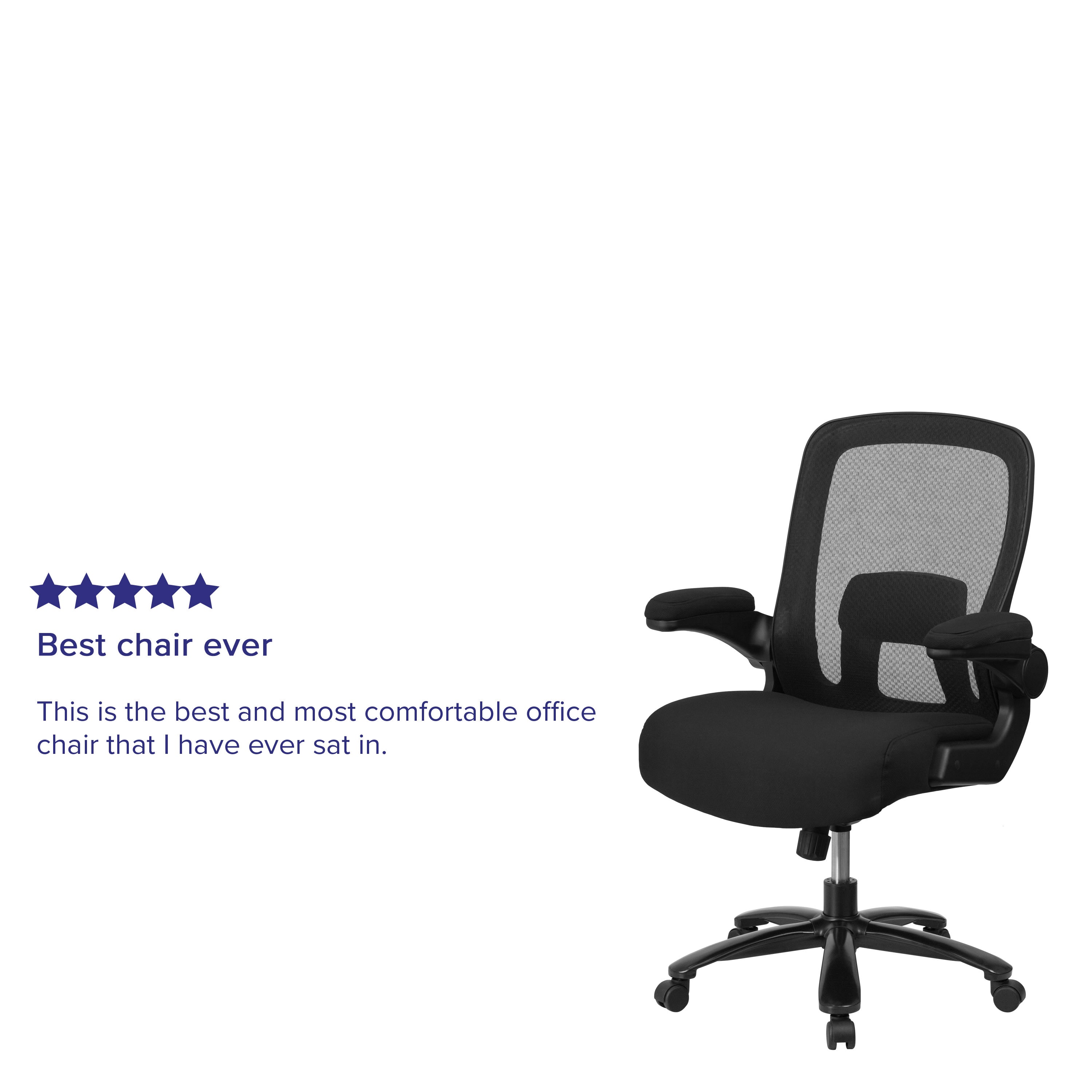 FLASH HERCULES Series Big & Tall Mesh Executive Swivel Ergonomic Office Chair