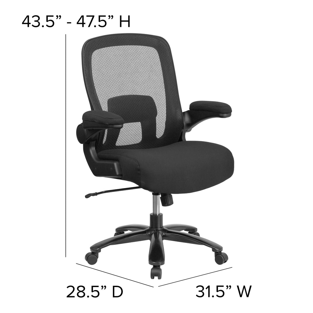 FLASH HERCULES Series Big & Tall Mesh Executive Swivel Ergonomic Office Chair
